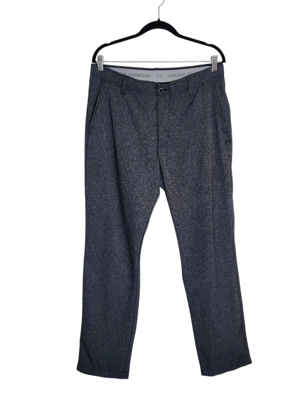 Under Armour Heather Charcoal Gray Performance Pants Size 36 x 32